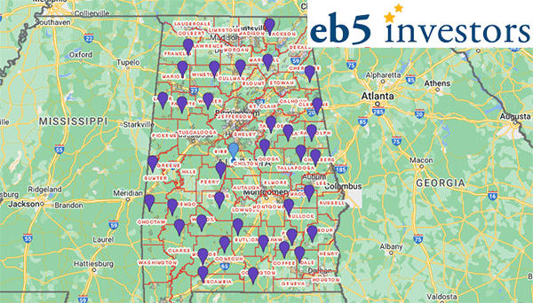 EB-5 Map