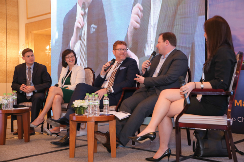 Speakers at 2017 Ho Chi Minh EB-5 Delegation A group of 4 speakers at the 2017 Ho Chi Minh EB-5 Delegation