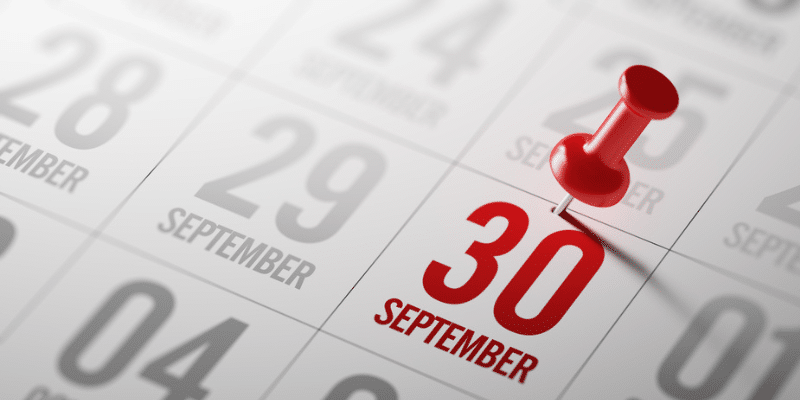 September 30 deadline