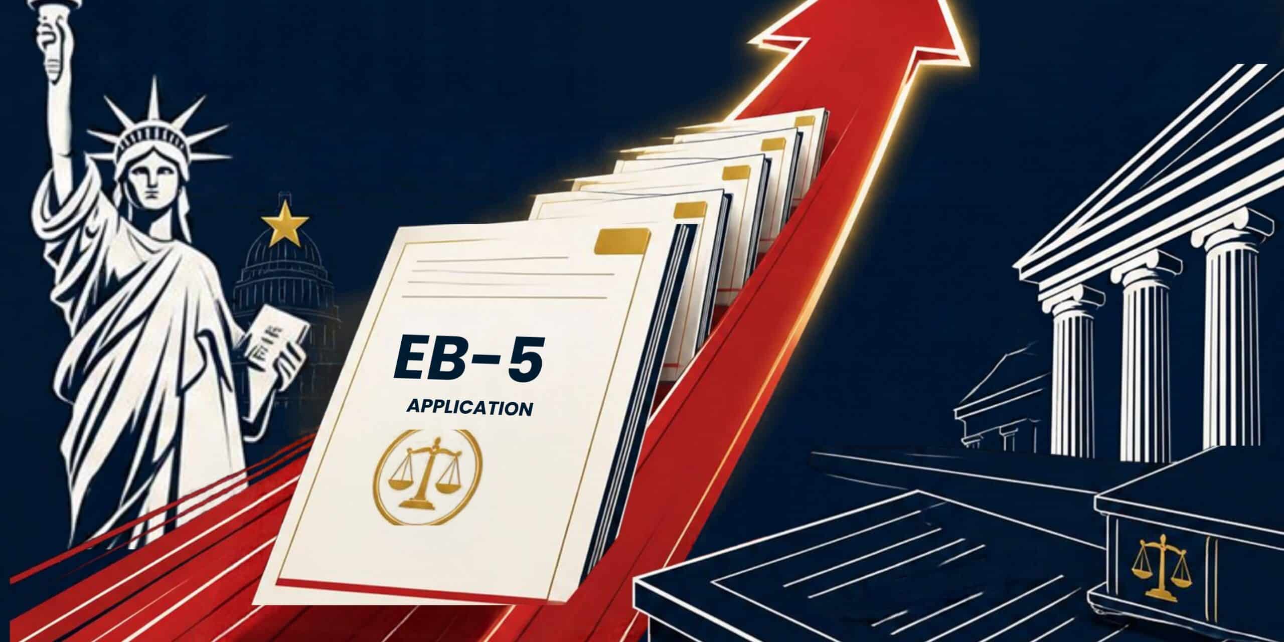 EB-5 grandfathering surge illustration